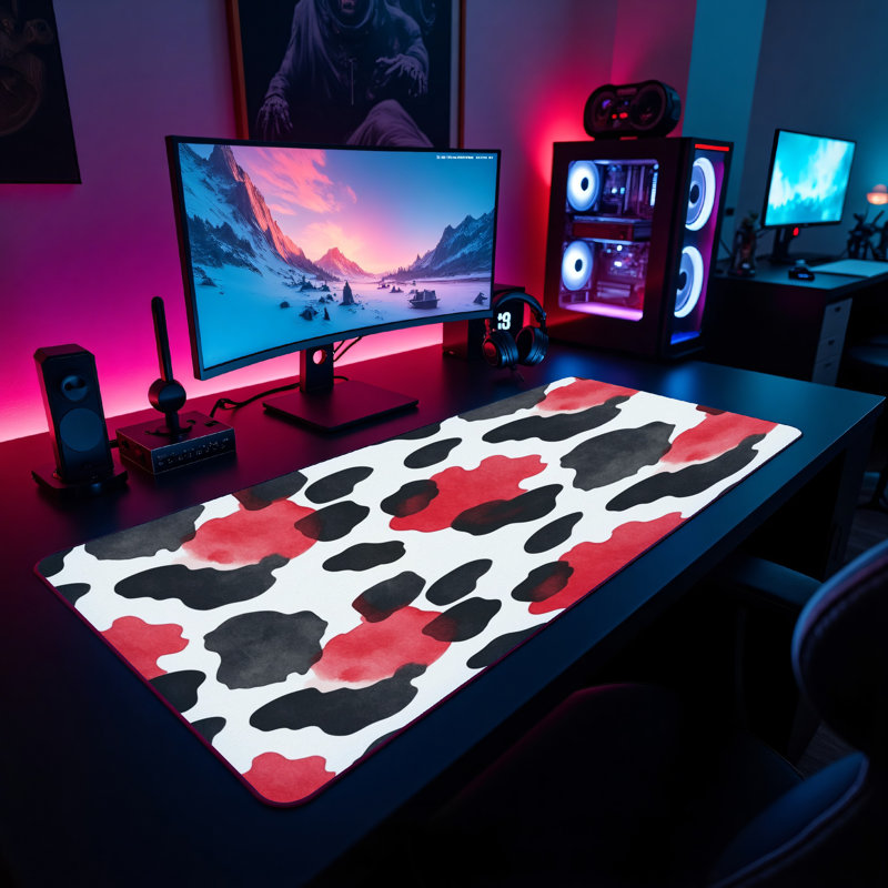 Polyester Desk Pad, 31.5x15.5