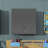 Wall-Mounted Tool Storage Cabinet With 2 Locking Door