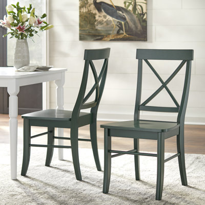 Bellmead Solid Wood Cross Back Side Chair