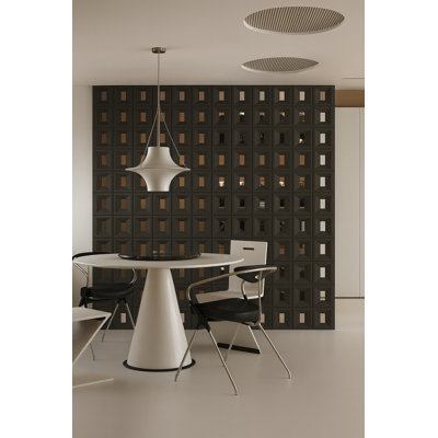 47" x 23.5" 3D PU Wall Panels – Hollow Grid Decorative Room Divider & Privacy Screen, Modern Accent Wall Tiles For Home & Commercial Use