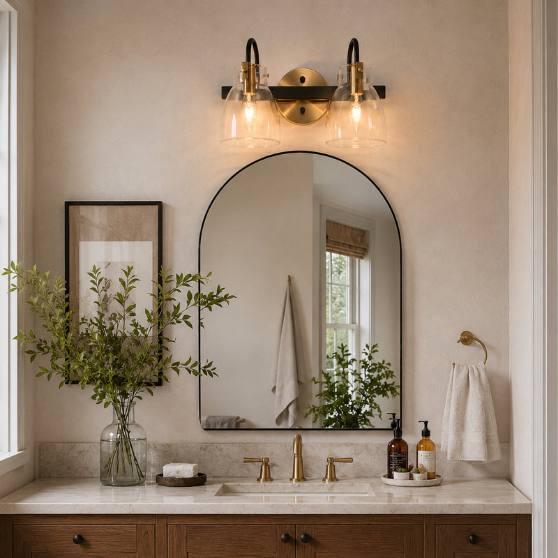 Grossberndt 1/2/3/4-Light Dimmable Vanity Light, 2