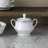 Noritake Satin Flourish Sugar & Creamer Set
