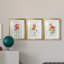 Lin géranium - ensemble de 3 reproductions de cadres photo-941215756-941215759
