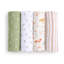 Mousseline de coton Swaddle, sauge Woodland, paquet de 4-137837001