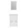Ashveer 24" Single Bathroom Vanity Set with Mirror