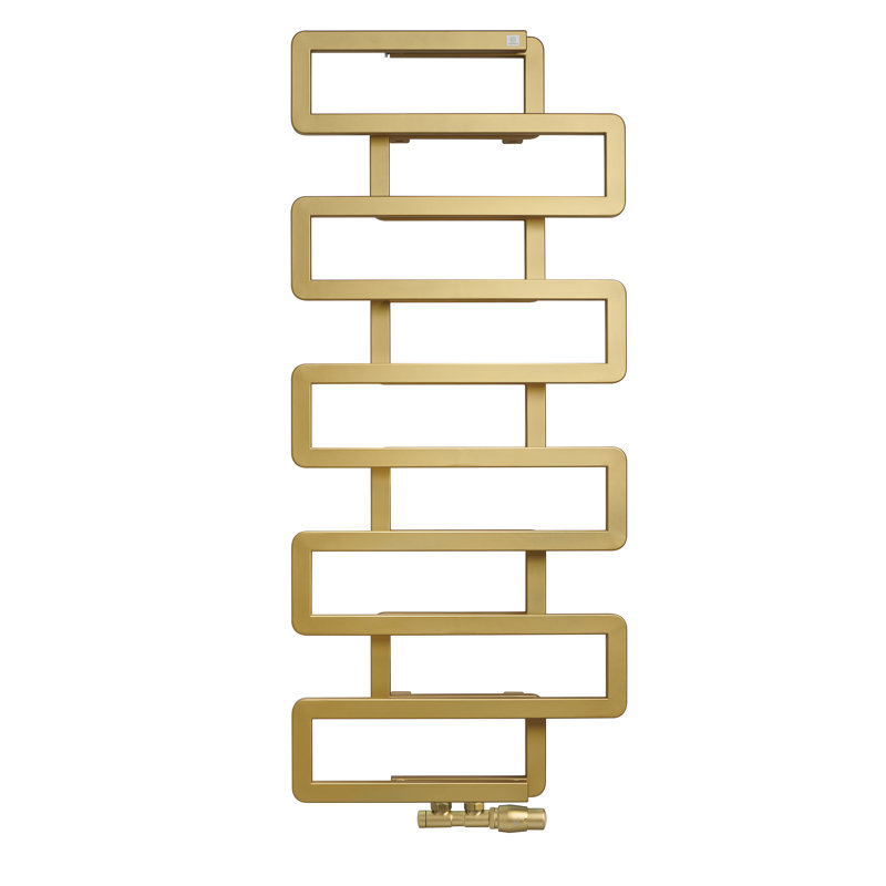 Heated Towel Rail, BOOKIE 1155/500, Brass