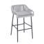 Tabouret de bar d'extérieur gris clair La Push, ensemble de 2-357945723