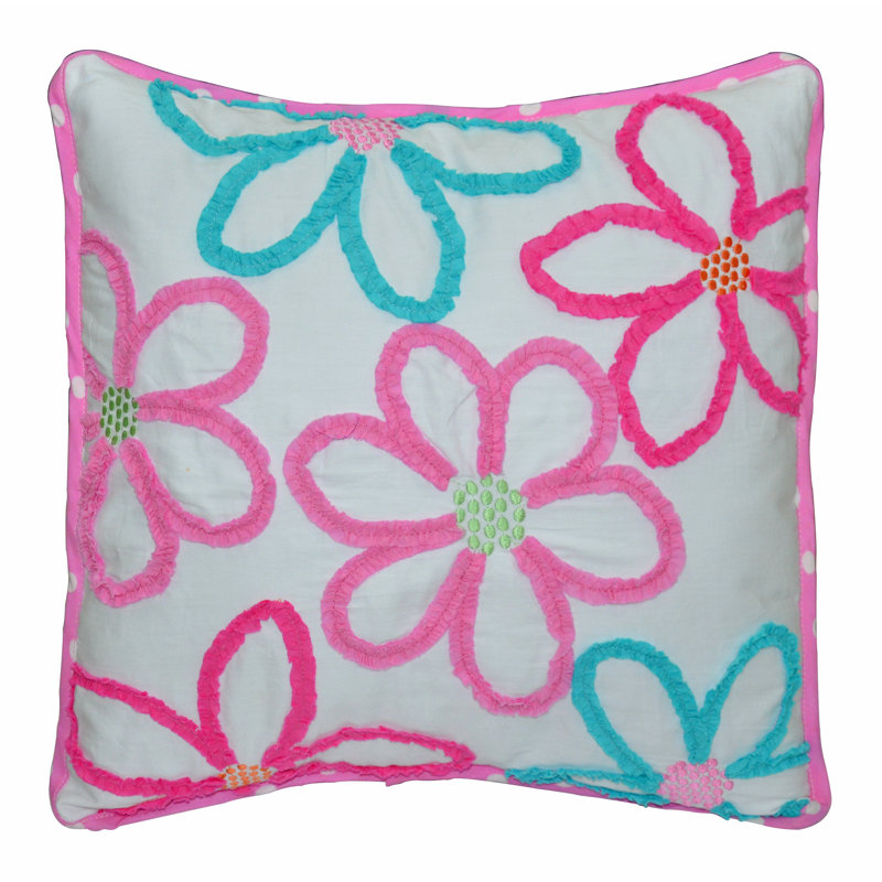 Mariah Floral Square Throw Pillow