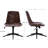 Mariello 23" Wide Adjustable Height Leather Swicel Office Chair With Quilted Backrest-103555122-103555123