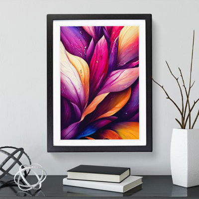 Vibrant Flowers No.5 - Framed Print