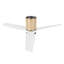 52 po Ventilateur de plafond encastré 3 pales en bois massif avec lumière DEL-1163595185-1163595198