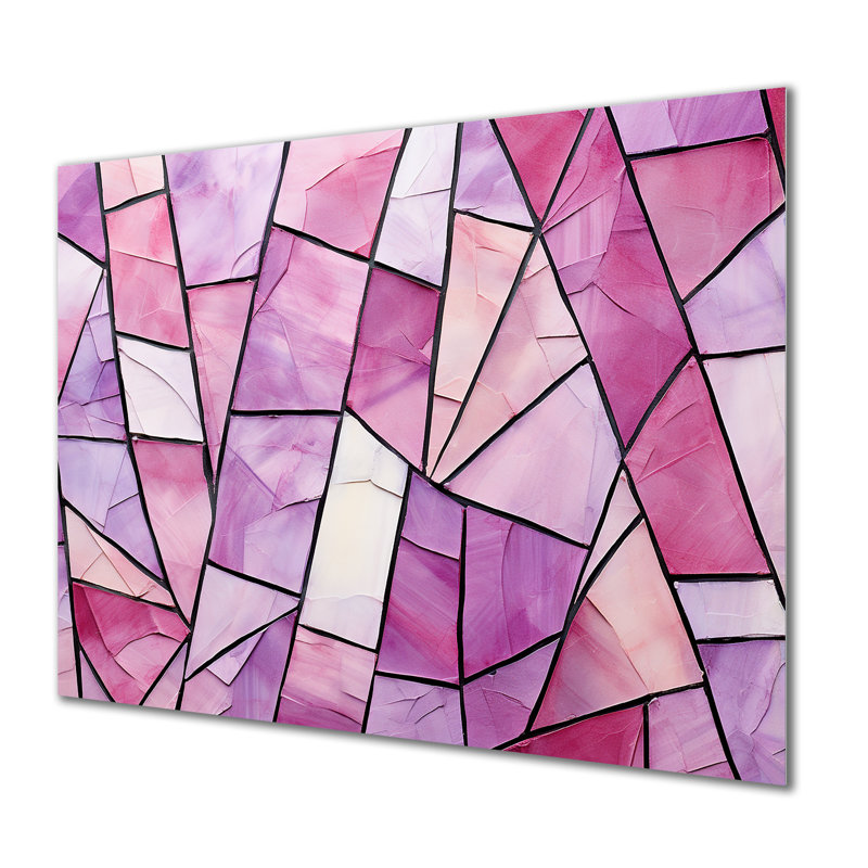 «Abstract Geometric Gems II», art mural abstrait en métal tuile MT137433, H 12 po x l 20 po x P 1 po