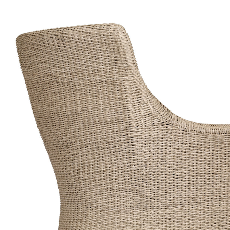 Blaire Outdoor Lounge Chair, Vintage White
