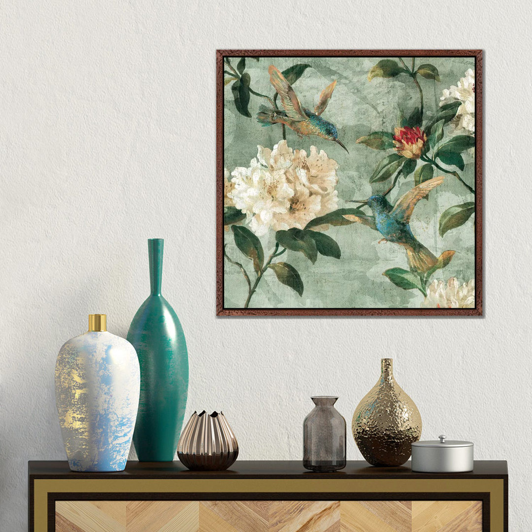 'Silver Seascape II' by Michelle Matthews Wrapped Canvas Graphic Art Print