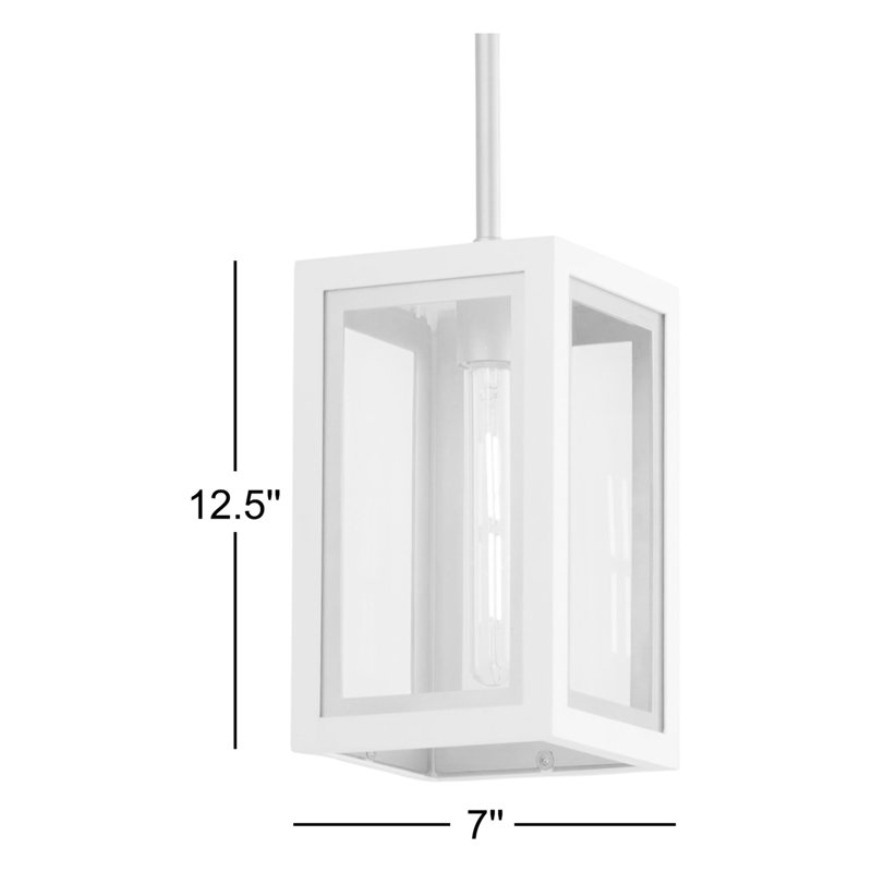 Luminaire suspendu d'extérieur Fayerweather, Noir / or