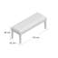 Adames Kingspoint Painted Upholstered Bench-24855884