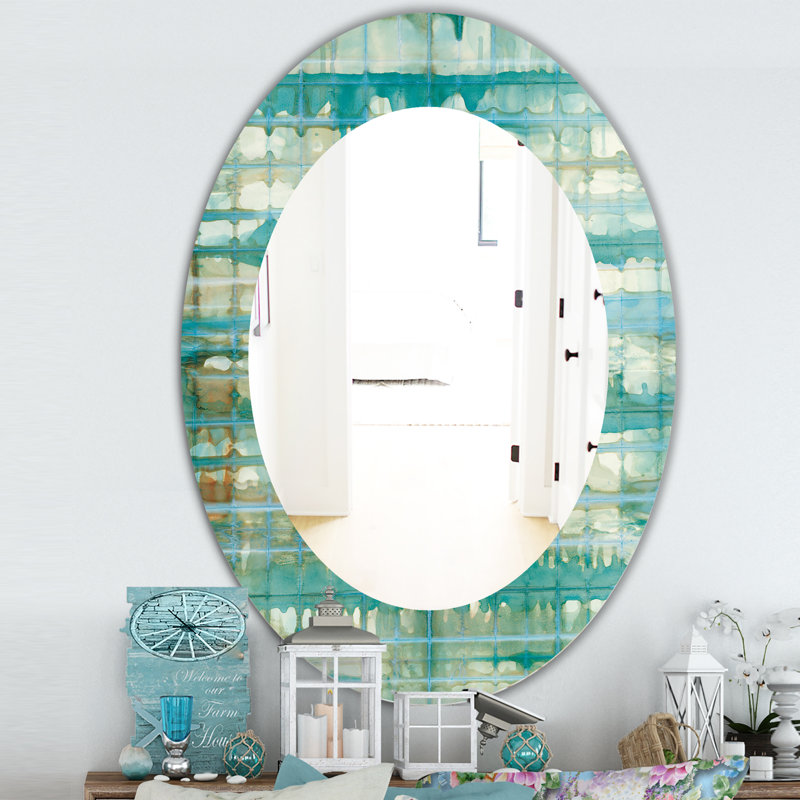 Miroir d'appoint Watercolor, H 31,5 po x l 23,7 po