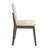 Cipolla Wood Finish White Vegan Leather Dining Chair-105512447