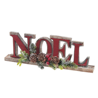 Support de table en bois Noel
