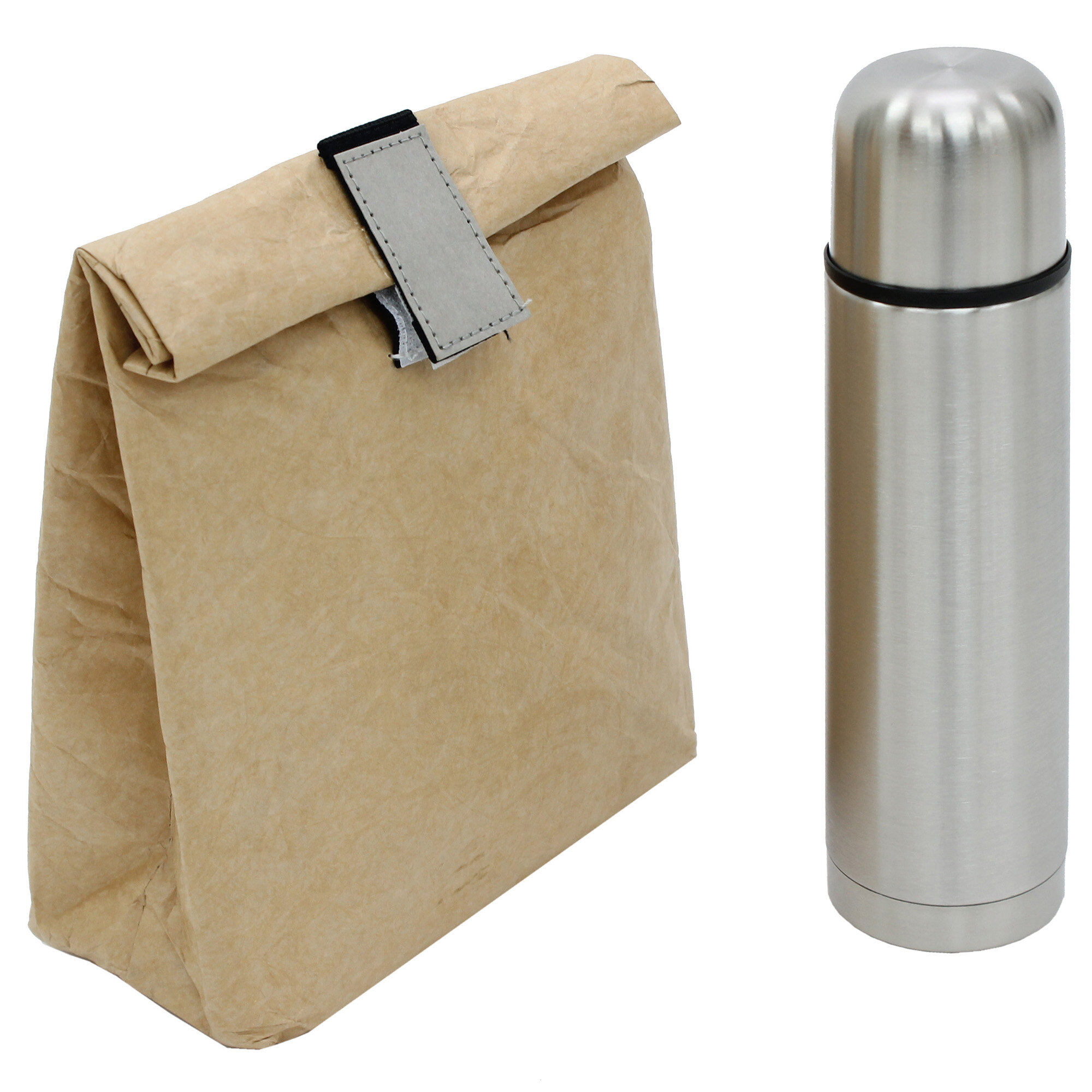 Arlmont & Co. Tyvek Insulated Picnic Tote Bag with Thermos Bottle