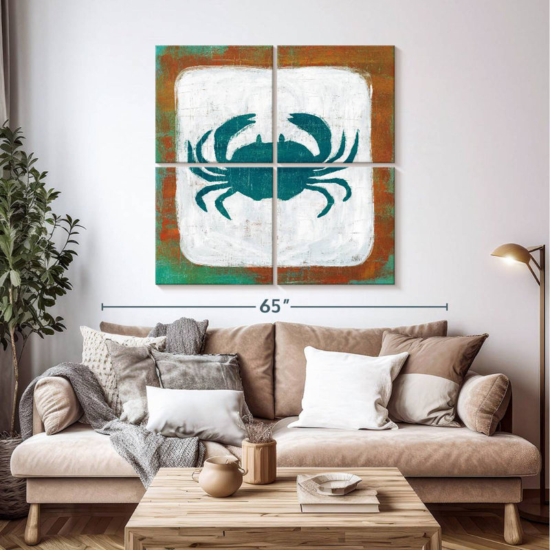 Brampt Ahoy Crab, 45" H x 45" W