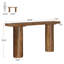 Console 63 po avec pieds cylindriques