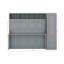 Grand lit escamotable avec placard et tiroirs-882177662