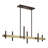 Arkeem 6 - Light Dimmable Linear Chandelier-850587965