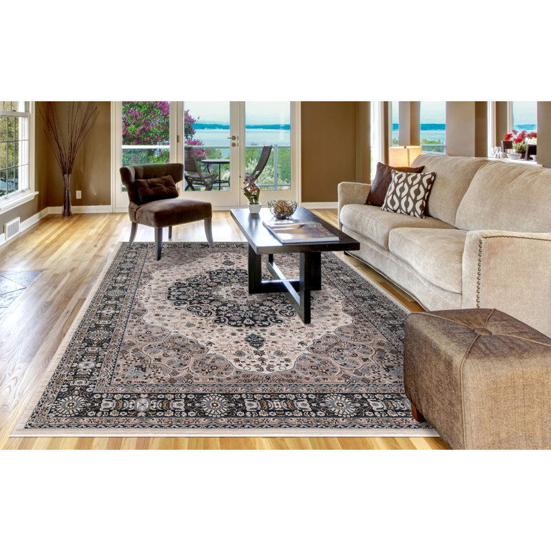 Tapis ivoire Medallion, Rectangle 8 pi x 10 pi