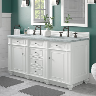 Calisto 60'' Double Bathroom Vanity with Top