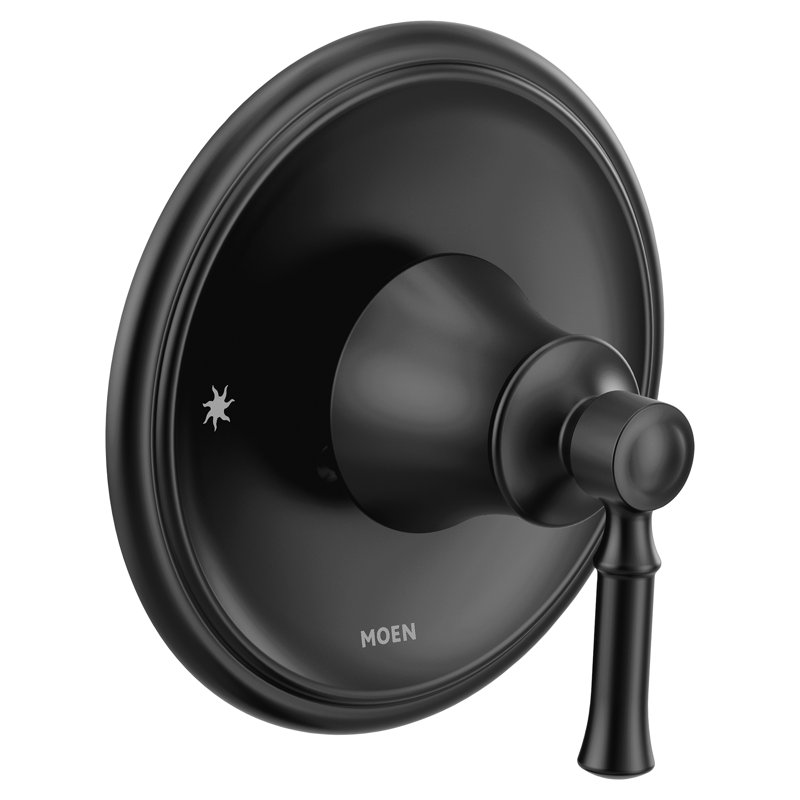 Garniture de robinet de robinet avec levier Dartmoor Posi-temp, Noir mat