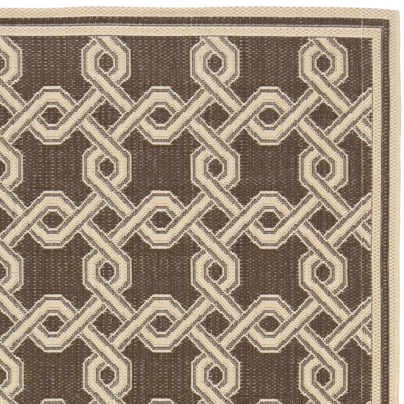 Joliet Performance Geometric Indoor/Outdoor Area Rug, Rectangle 6'7" x 9'6"