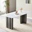 with Glass Base Dining Table