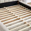 Structure de lit rembourrée avec tissu épais-1415883070