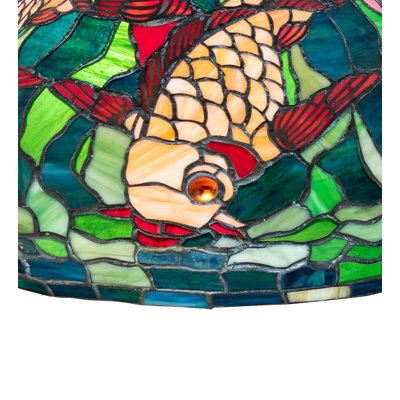 16" Wide Tiffany Koi Shade