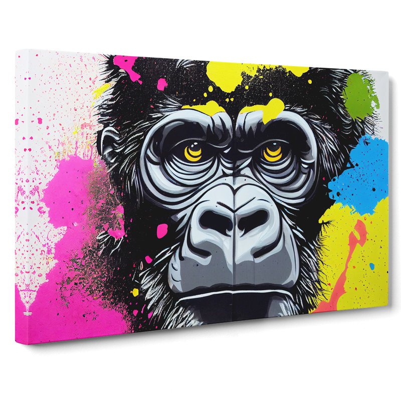 Gorilla Splash Vol.4 Abstract - Wrapped Canvas Print, 35cm H x 50cm W x 3cm D