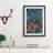 Goldwin Heights in Hong Kong in Abstract - Picture Frame Graphic Art Print-55735635-55735637