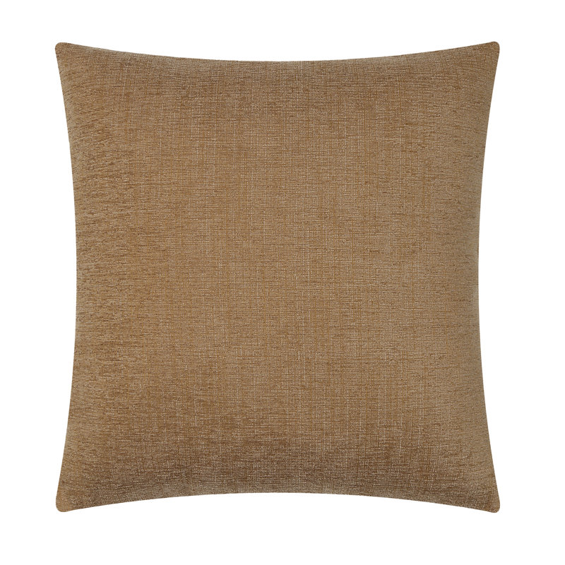 Polyester Throw Square Indoor/Outdoor Pillow Cover & Insert, Beige