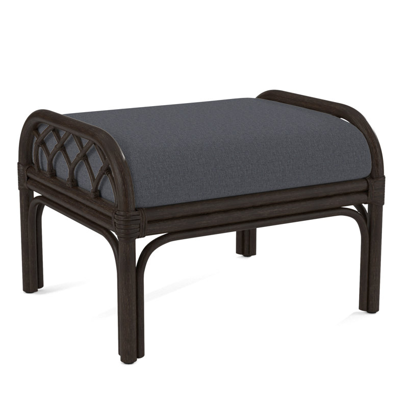 Edgewater Ottoman, Brown Geometric, 0456-33, Java