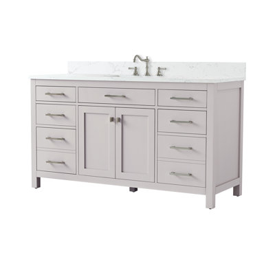 Ajhane 60" Single Bathroom Vanity Set