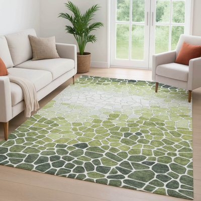 Premium Machine Washable Mayfield AMF2190 geometric Rug