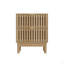 Table de chevet en chêne de style Mid-Modern avec grille et deux tiroirs. Convient aux chambres à coucher, aux couloirs et aux salons. Ensemble de deux tables d'appoint en bois
