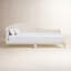 Lit de jour simple rembourré avec tête de lit et accoudoirs, pieds de soutien, beige-2043017915-2043017913