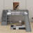 Twin Size Loft Bed With Slide-1100799243