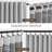 100% Blackout Curtains Linen Textured Solid Thermal Insulated Curtains & Drapes For Living Room Bedroom (50" Wide, Set Of 2)-565735945-544193901