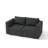 BOX MODULE STO SOFA 90'' 3 Piece Upholstered Modular Sofa with Storage-101985523