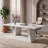 63" Modern Executive Desk With Sturdy Base-1484845581