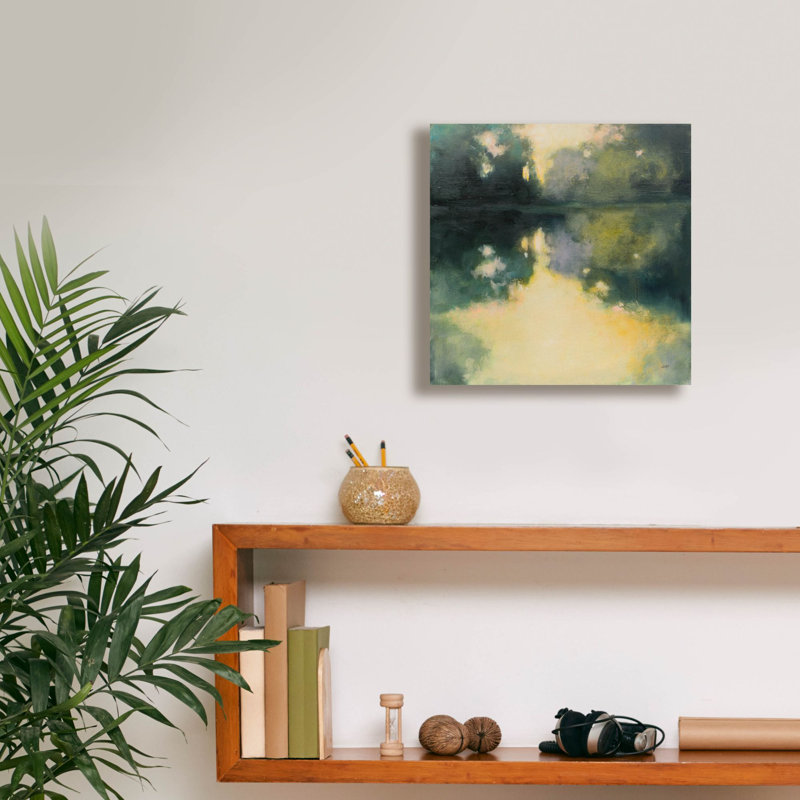  «Summer Glow» par Julia Purinton, art mural sur toile, 12 po x 12 po, H 12 po x l 12 po x P 0,75 po