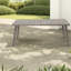 Tables de patio extensibles, table de salle à manger moderne en acier pour recevoir en famille