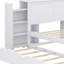 Lit plateforme avec tablettes gigognes et lit gigogne